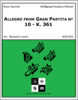 Allegro from Gran Partita n 10 - K. 361