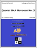 Quintet Op.4 Movement No. 3