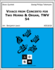Vivace from Concerto for Two Horns & Organ, TWV 54