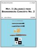 Mvt. I (Allegro) from Brandenburg Concerto No. 2