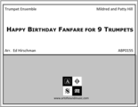Happy Birthday Fanfare for 9 Trumpets