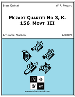 Mozart Quartet No 3, K. 156, Movt. III