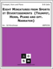 Eight Miniatures from Sports et Divertissements  (Trumpet, Horn, Piano and opt. Narrator)