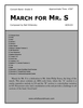 March for Mr. S.