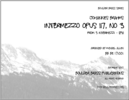 Intermezzo Opus 117, No.3