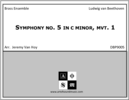 Symphony no. 5 in c minor, mvt. 1