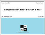Chaconne from First Suite in E Flat