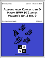 Allegro from Concerto in D Major BWV 972 after Vivaldi's Op. 3 Nr. 9