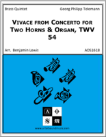 Vivace from Concerto for Two Horns & Organ, TWV 54
