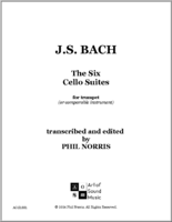 The Six Bach Cello Suites adapted for trumpet (or comparable treble clef instrument)