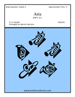 Aria for Brass Quintet, HWV 411