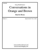 Conversation in Orange and Brown (Horn Duet)