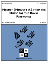Menuet (Minuet) #2 from the Music for the Royal Fireworks