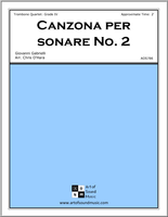 Canzona per sonare No. 2