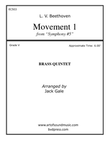 Movement 1 from Beethoven's Fifth Symphony